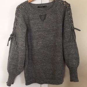 Doe&Rae detail wool sweater- NWOT- Stitch Fix